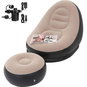 Inflatable Leisure Sofa Chair and Footstool